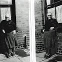 32-531 Mrs Dixon outside her house on Station St.South Wigston