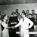 32-582a Toone and Blacks Shoe Factory Saffron Lane South Wigston Unknown man retiring  c1948