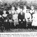 34-730 Mr R Kind with Wesleyan Chapel Sunday School Class 1910 South Wigston