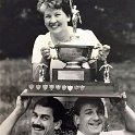 35-682 Dorothy James presenting the Sonny James Trophy South Wigston