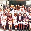 39-068 Staff outside the front entrance of Orson Wright Boot & Shoe factory in Canal Street South Wigston