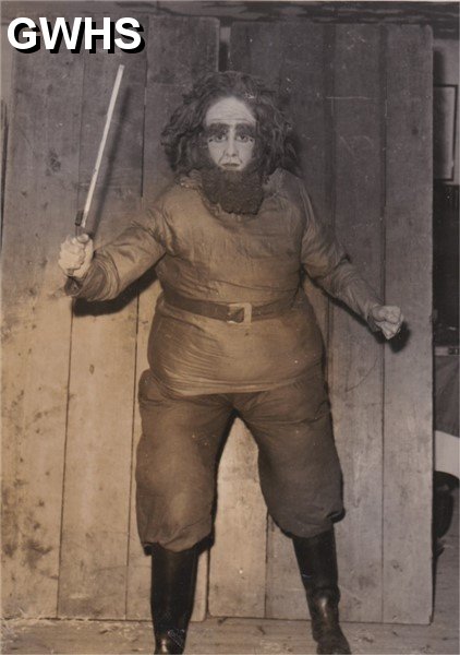24-047 Derek Bernwell as the giant in the AYPA Jack & the Beanstalk production 1953 South Wigston