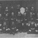 21-040 South Wigston Council School football team 1915 - Mr Barwick headmaster on left of back row