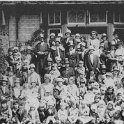 24-038 Ladies group at the back of Ashbourne house Blaby Road c 1930