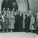 24-046 AYPA group with Harold Lockley vicar early 1950's South Wigston