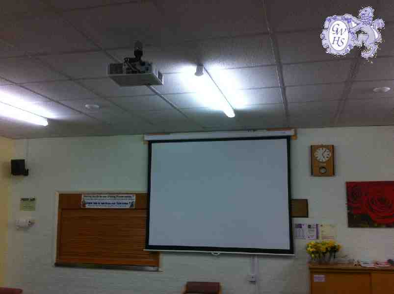 23-829 Age UK Projector & Screen donated by GWHS & L&RFHS
