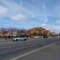 19-312 Paddock Street Car Park on left with Bell Fountain Bull Head Street Wigston Magna April 2012