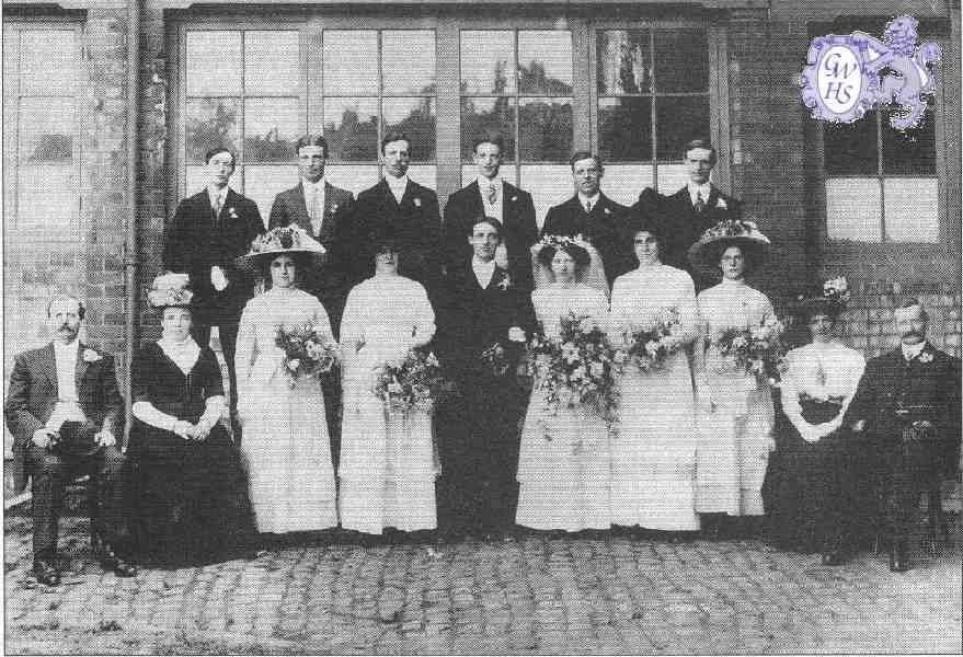 22-065 Wedding of George Jordan and Jane Kind Blaby Road 1910 South Wigston