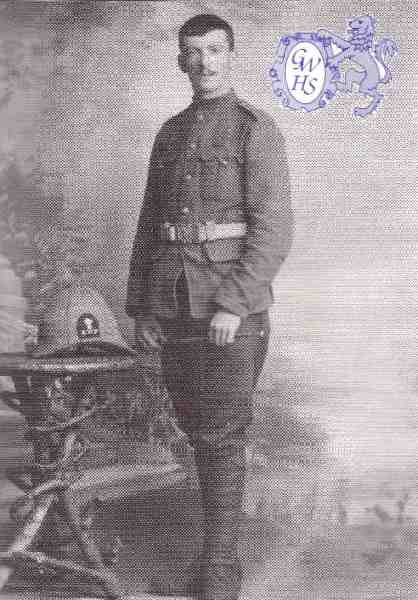 23-761 William Thomas Arthur Gudgeon b 1884 lived in South Wigston