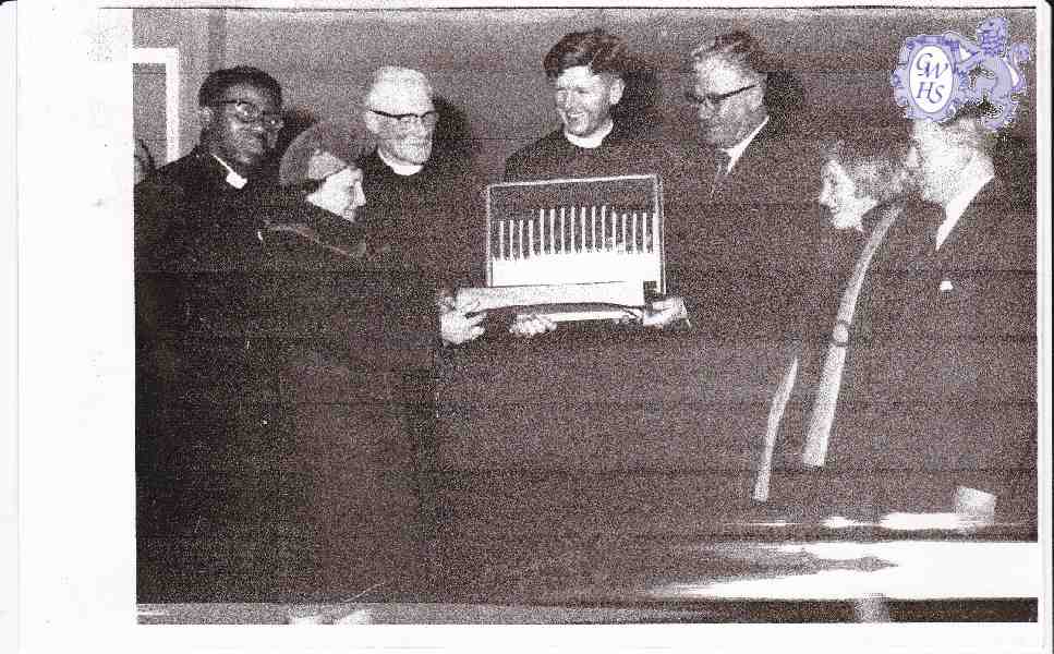 Rev Neil Robinson centre next right Eddie Rawson and far right John Goodwin