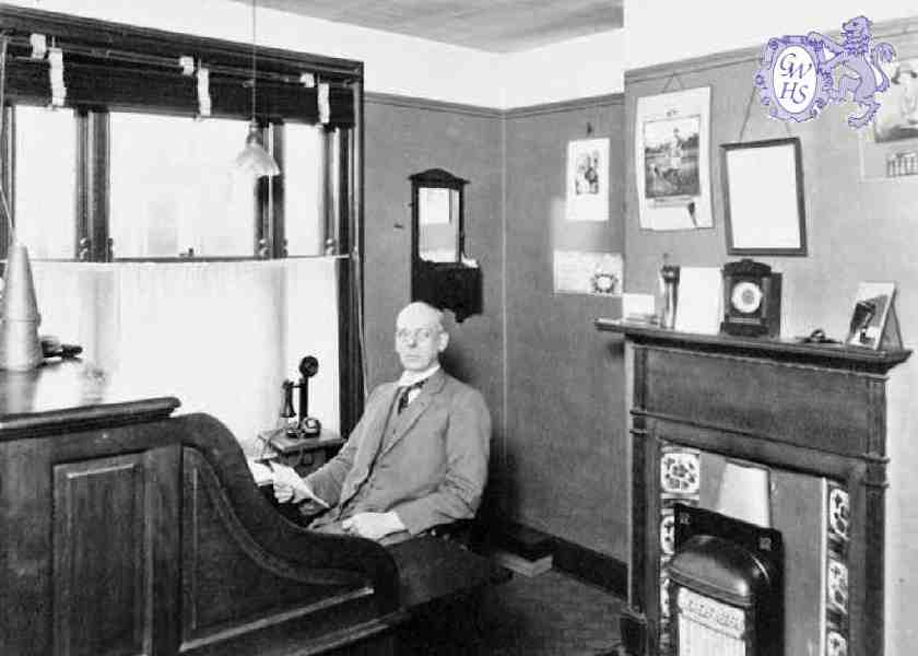 30-835 1878 John George Glover in the office of J G Glover South Wigston