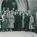 24-046 AYPA group with Harold Lockley vicar early 1950's South Wigston