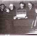Rev Neil Robinson centre next right Eddie Rawson and far right John Goodwin