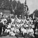 31-105 Lizzie Bolton outside Glen Parva Barracks I guess welcoming troops