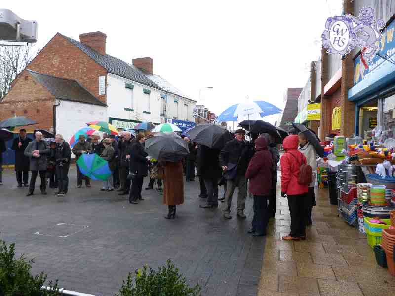 26-200 Wigston Town Centre re-opening and unveiling of the Jubilee Plaque Dec 2014