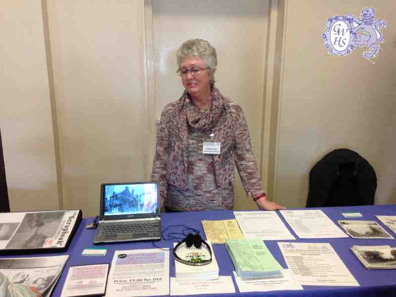 30-180 Exhibition table at Grace Road Leicester with Linda Forryan