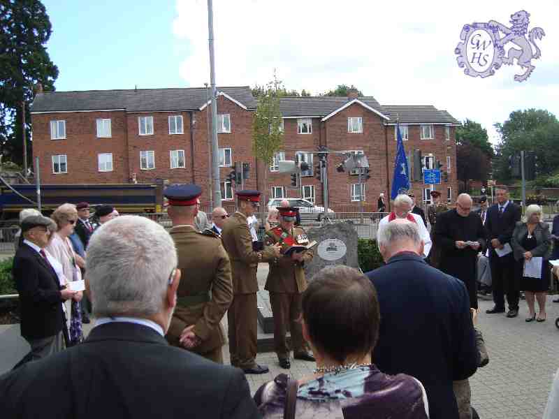 30-254 William Ewart Boulter VC memorial Service Bell Street July 14th 2016