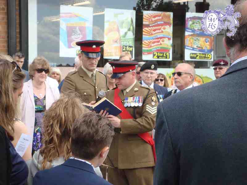 30-255 William Ewart Boulter VC memorial Service Bell Street July 14th 2016