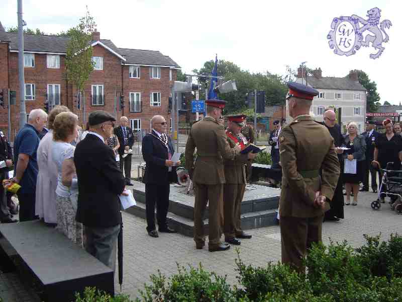30-259 William Ewart Boulter VC memorial Service Bell Street July 14th 2016