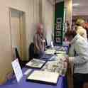 30-179 Exhibition table at Grace Road Leicester with Linda Forryan