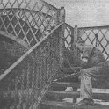 22-466 Demolition of the passenger footbridge at South Wigston Railway station 1967 