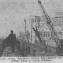 21-009 Railway lines being removed at levelcrossing in South Wigston c 1965