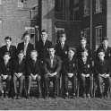 23-638 South Wigston High School class with Derek Warry front right in short trousers circa 1961