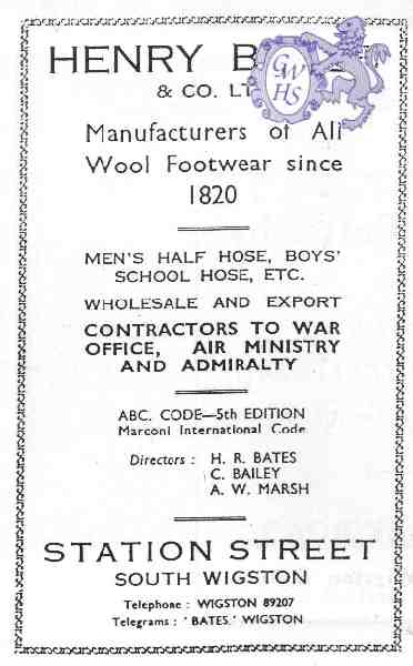 20-105 Henry Bates & Co Station Street South Wigston