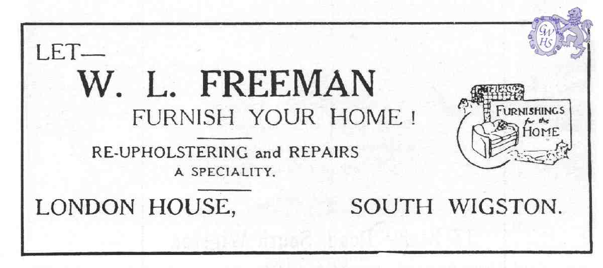 20-121 W L Freeman London House South Wigston