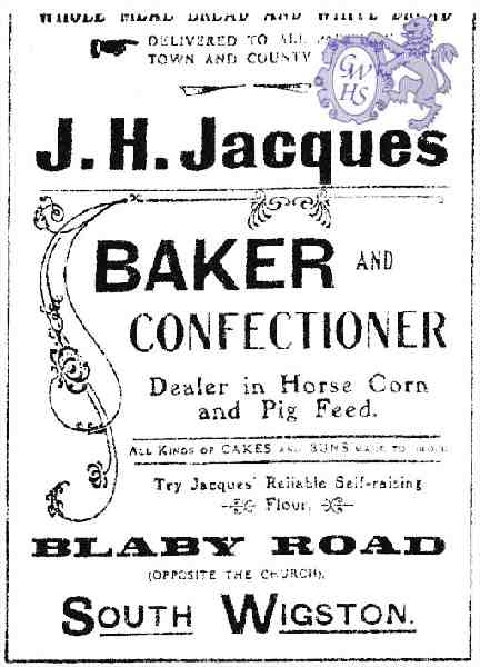 20-164 J H Jacques Baker Blaby Road South Wigston