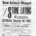20-038 Primitive Methodist Stone Laying Ceremony 1899 South Wigston Flyer