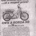 20-060 Eric Holmes - Honda 50 - 3 Blaby Road South Wigston Advert 1964
