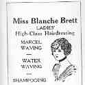 20-111 Miss Blanche Brett hairdresser 13 Canal Street South Wigston