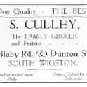 20-117 S Culley family grocer Blaby Road and Dunton Street South Wigston