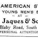 20-149 A W Jaques & Sons Tailor Blaby Road South Wigston