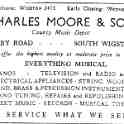 20-153 Charles Moore & Son County Music depot Blaby Road South Wigston