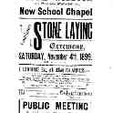 20-168 New School Chapel Stone Laying South Wigston