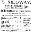 20-174 S Ridgway Cycle Maker 25 Countesthorpe Road South Wigston