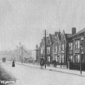 22-061Saffron Road circa 1906 behind the hedge on the left is the Wigston Junction Brick Yard