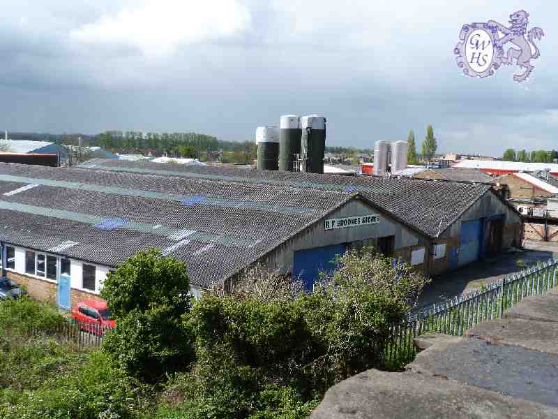 19-412 R F Brookes taken on site of old Wigston Station looking south towards London 2012