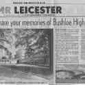 14-214 Leicester Mercury article on Bushloe High School Station Road Wigston Magna 14-214 Leicester Mercury article on Bushloe High School Station Road Wigston Magna