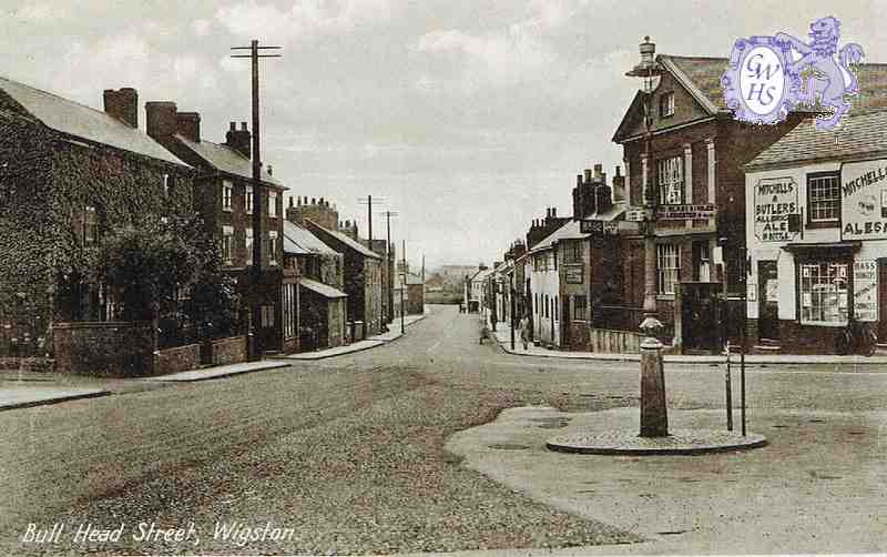 22-018 The Bank Wigston circa 1920