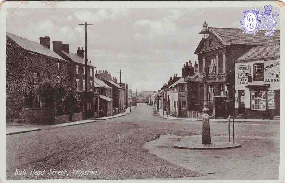 26-277 The Bank and Bull Head Street Wigston Magna circa 1930