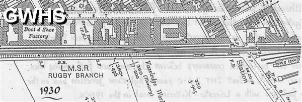 39-063 Area covered by Wigston South Signal Box in 1930