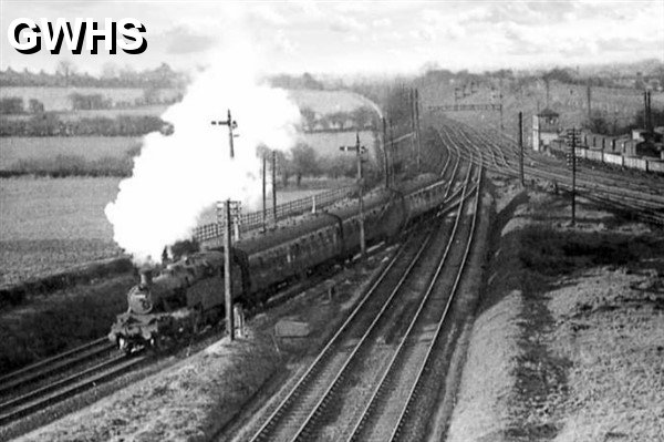 39-206 Stanier 2-6-2T leaving the main line and heading for Glen Parva station and then Nuneaton