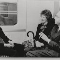 39-001 VIP's on Special Train for opeing of Wigston Glan Parva Station 1986