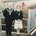 39-004 VIP's for opeing of Wigston Glan Parva Station 1986