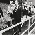 39-022 VIP's for opening of Wigston Glan Parva Station 1986