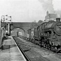 39-066 Rodney 4-6-0 No 45643  with short goods train passing through Wigston Gelen Parva station 17 May 1963
