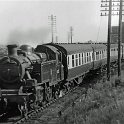39-130 LMS Ivatt 2-6-2T No 41235 leave Leicester Line Junction in 1952